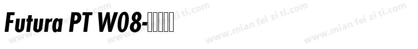 Futura PT W08字体转换